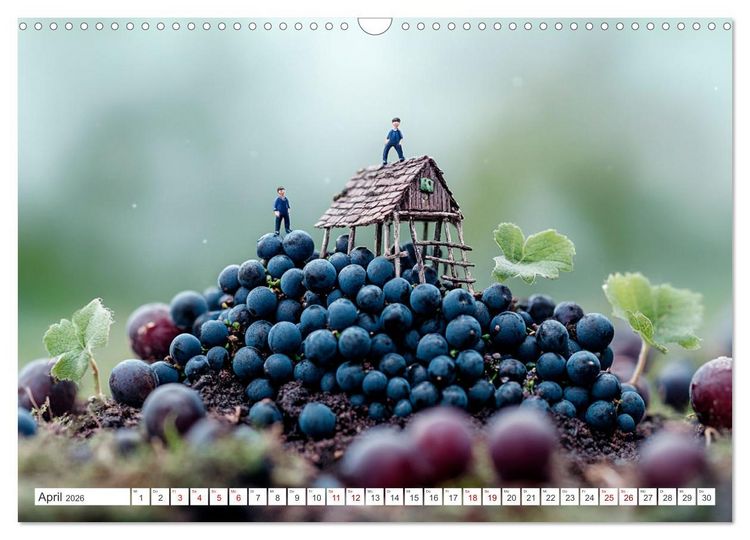 Produktbild: Miniatur-Universum: Ein Jahr in kleinen Welten (Wandkalender 2026 DIN A3 quer), CALVENDO Monatskalender