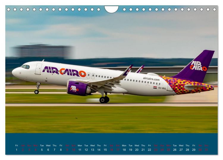 Produktbild: Panning Aviation Photography (Wall Calendar 2026 DIN A4 landscape), CALVENDO 12 Month Wall Calendar