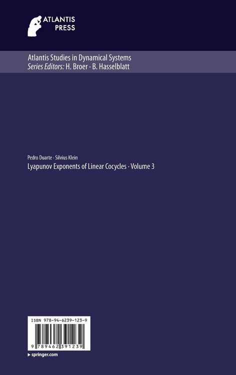 Produktbild: Lyapunov Exponents of Linear Cocycles