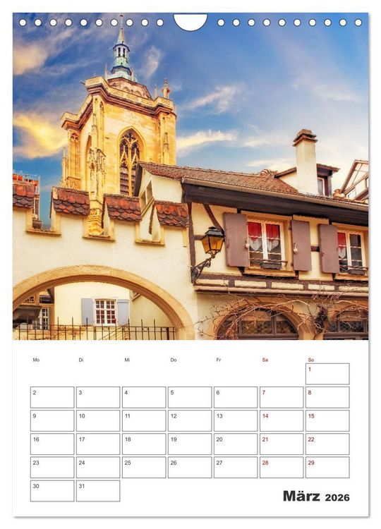 Produktbild: Colmar - Impressionen (Wandkalender 2026 DIN A4 hoch), CALVENDO Monatskalender