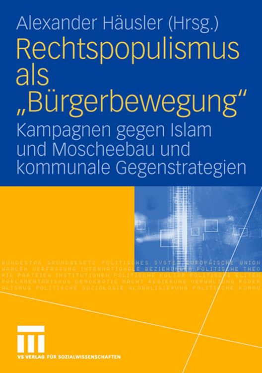 Produktbild: Rechtspopulismus als "B&uuml;rgerbewegung"