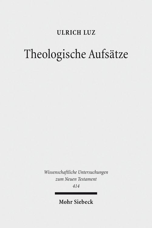 Produktbild: Theologische Aufs&auml;tze