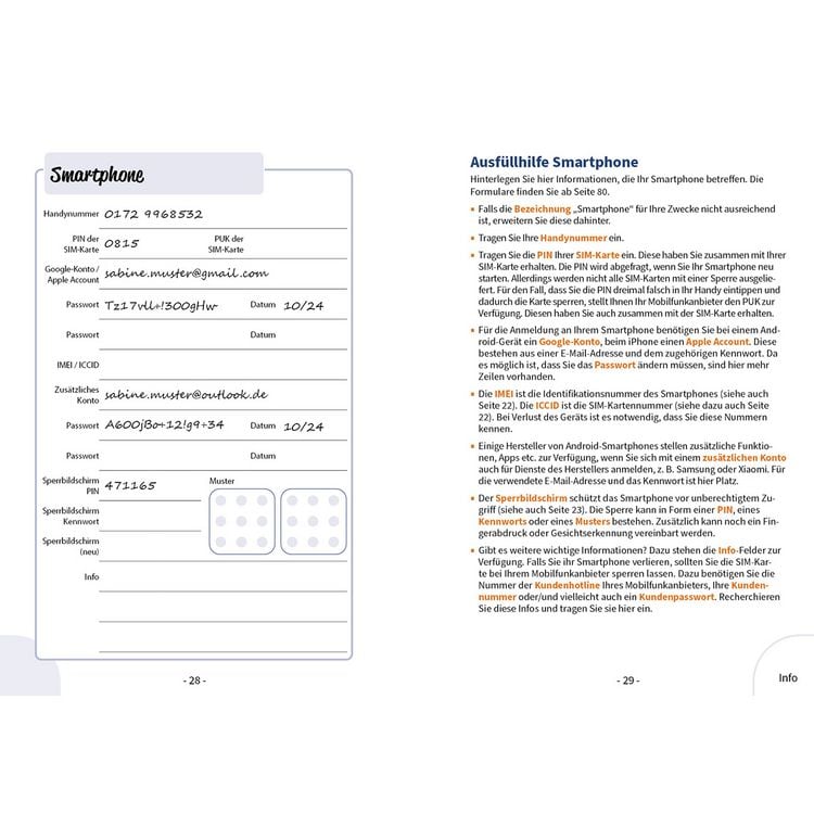 Produktbild: Zettel ade, Passwort okay! Das schlaue Passwortbuch