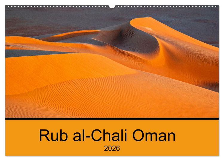 Produktbild: Rub al-Chali Oman (Wandkalender 2026 DIN A2 quer), CALVENDO Monatskalender