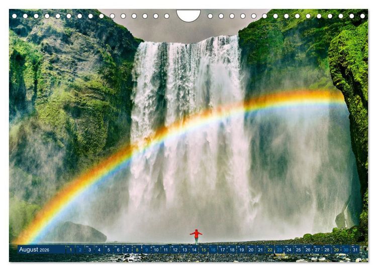 Produktbild: Himmlische Farbspiele - Regenbogen (Wandkalender 2026 DIN A4 quer), CALVENDO Monatskalender