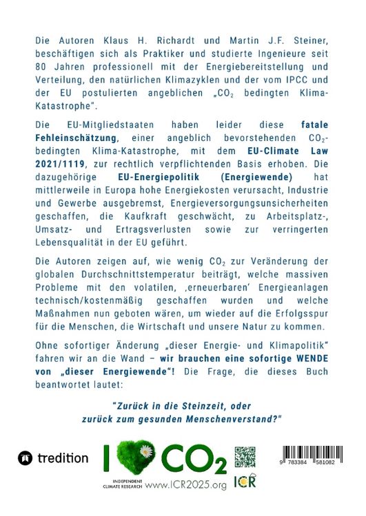 Produktbild: EU-Klimawahnsinn-Exklusiv zur&uuml;ck in die Steinzeit