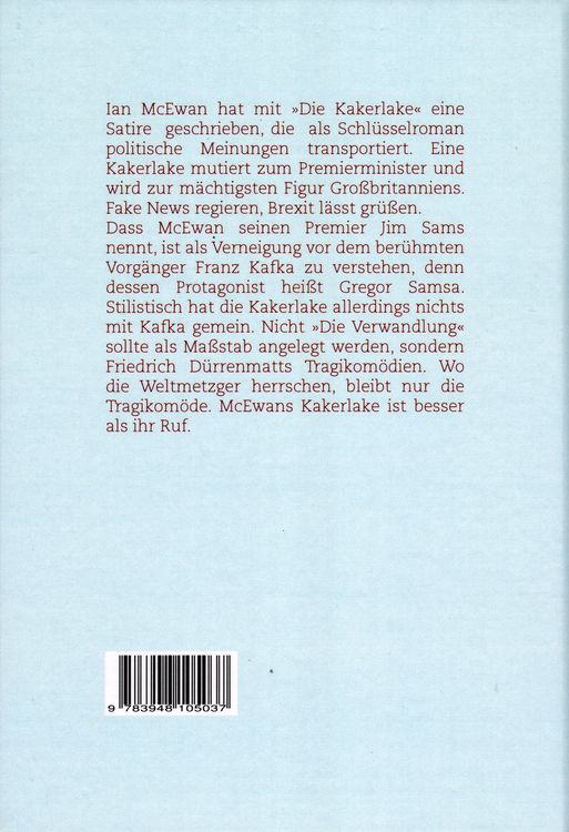 Produktbild: Kafka Brexit Kakerlake