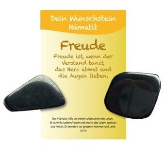 Produktbild: Dein Wunschstein, H&auml;matit - Freude