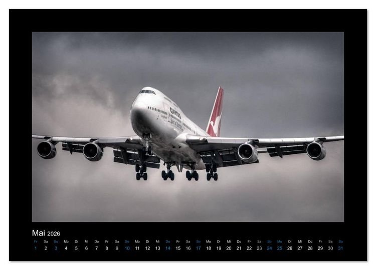 Produktbild: Faszination Luftfahrt (Tischkalender 2026 DIN A5 quer), CALVENDO Monatskalender