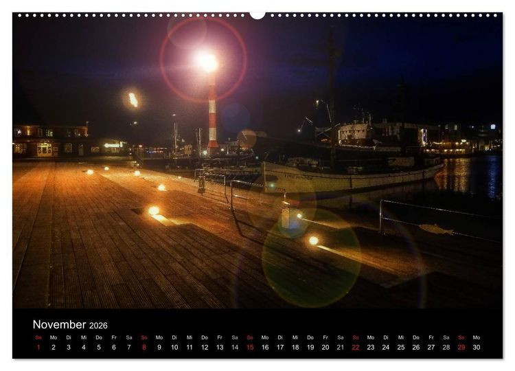 Produktbild: Bremerhaven - Blickpunkte (hochwertiger Premium Wandkalender 2026 DIN A2 quer), Kunstdruck in Hochglanz