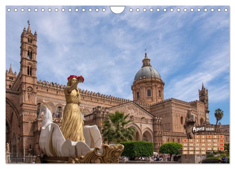 Produktbild: Sizilien &ndash; von Cefal&ugrave; bis Trapani (Wandkalender 2026 DIN A4 quer), CALVENDO Monatskalender
