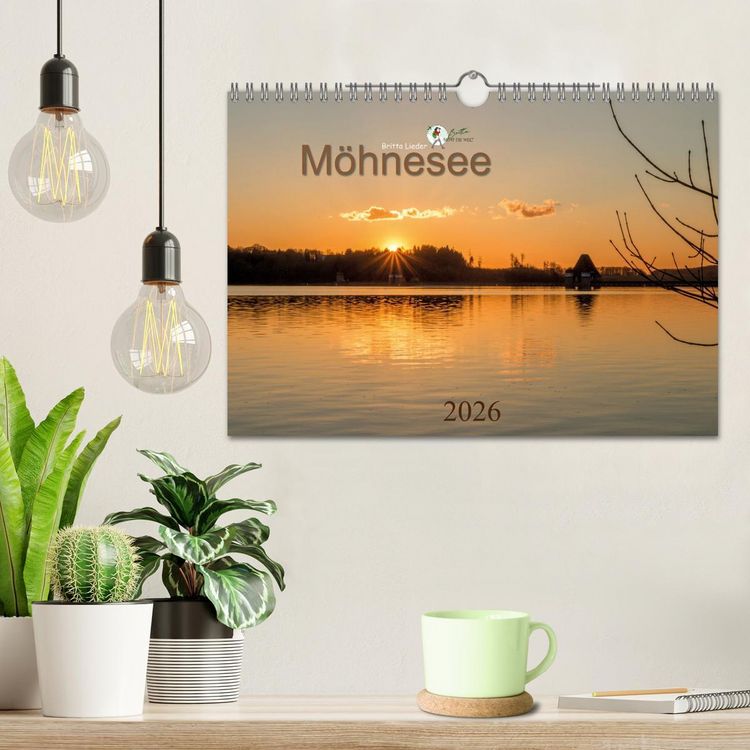 Produktbild: M&ouml;hnesee - das westf&auml;lische Meer (Wandkalender 2026 DIN A4 quer), CALVENDO Monatskalender