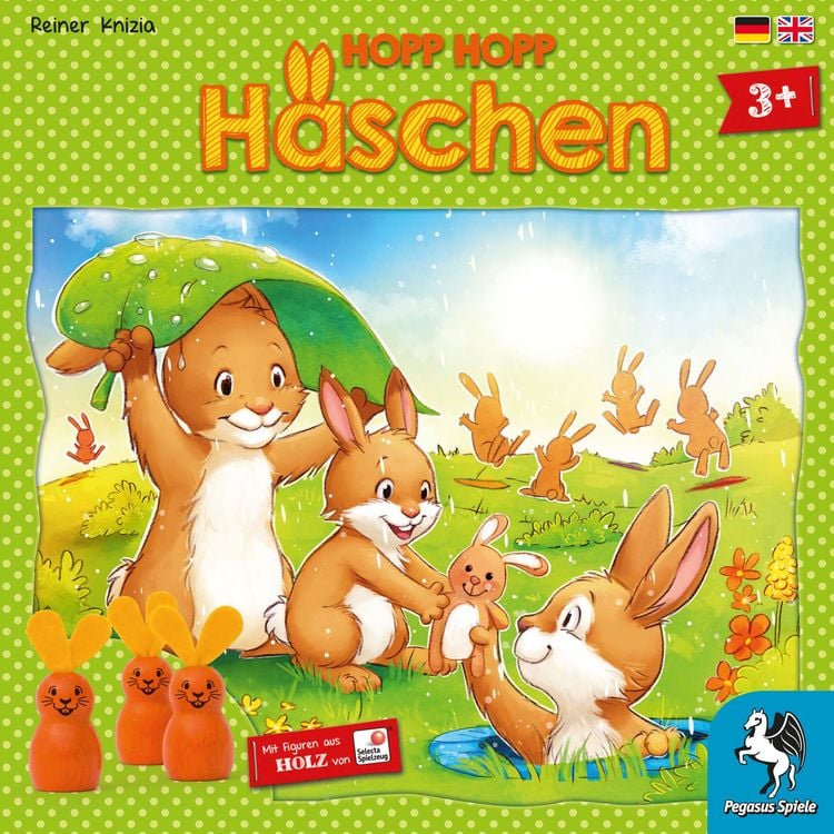 Produktbild: Pegasus - Hopp Hopp Häschen, Kinderspiel, Lernspiel