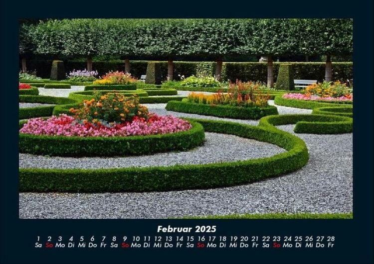Produktbild: Blumenkalender 2025 Fotokalender DIN A4