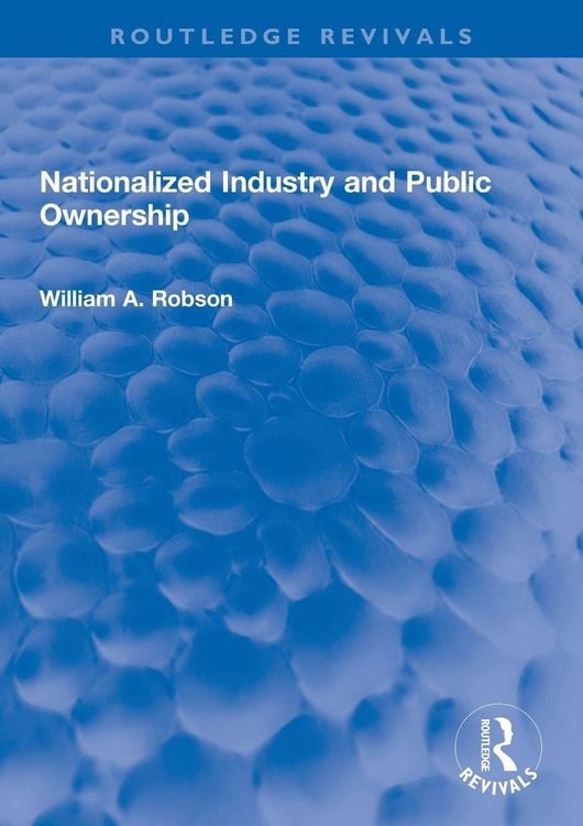 Produktbild: Nationalized Industry and Public Ownership
