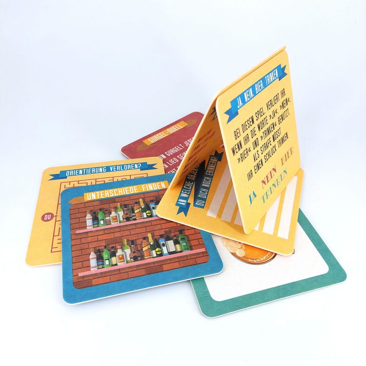 Produktbild: Die gro&szlig;e Bierdeckel-Spielesammlung