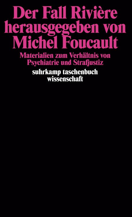 Produktbild: Der Fall Rivi&egrave;re herausgegeben von Michel Foucault