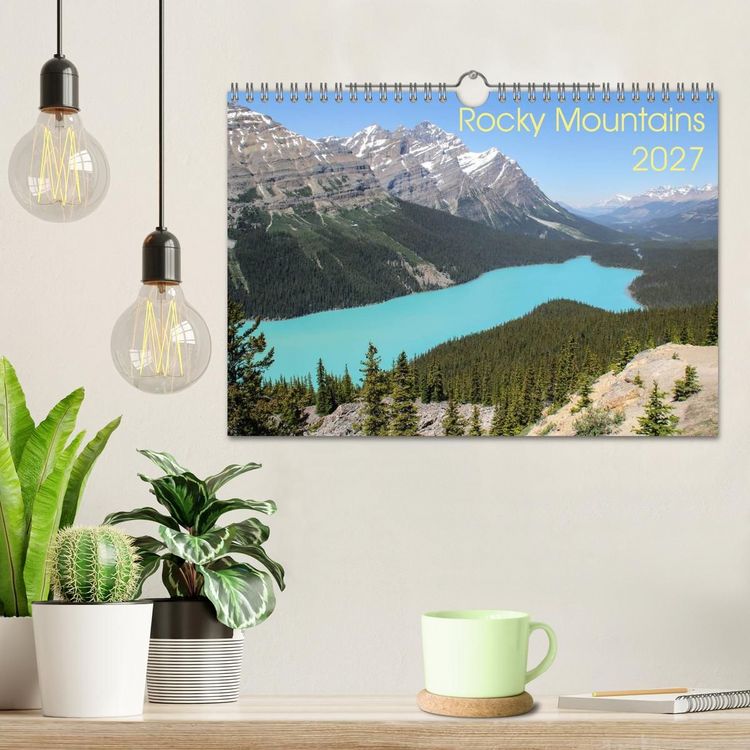 Produktbild: Rocky Mountains 2027 (Wandkalender 2027 DIN A4 quer), CALVENDO Monatskalender