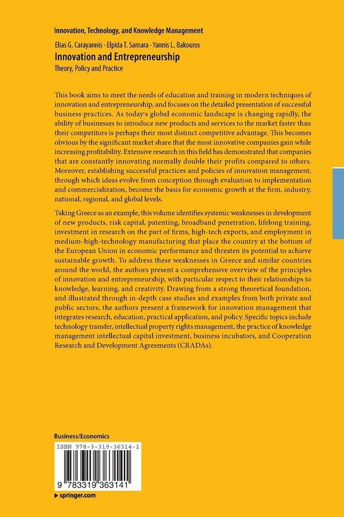 Produktbild: Innovation and Entrepreneurship