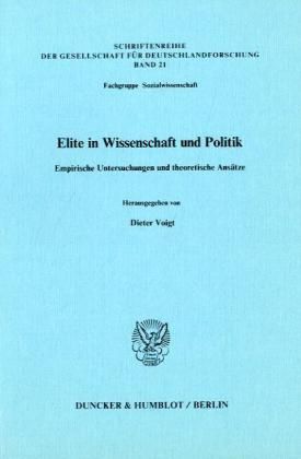 Produktbild: Elite in Wissenschaft und Politik.