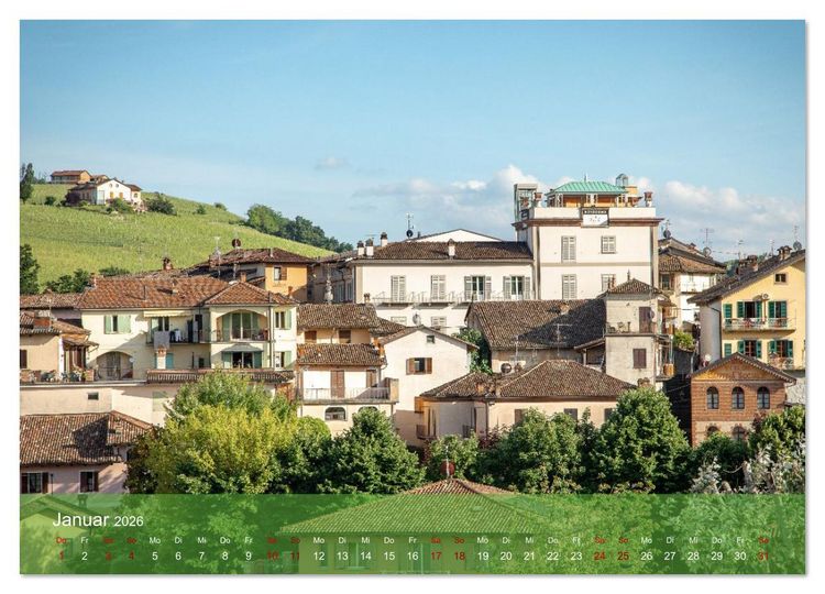 Produktbild: Barolo in den H&uuml;geln des Langhe (Wandkalender 2026 DIN A4 quer), CALVENDO Monatskalender