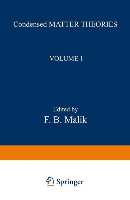 Produktbild: Condensed Matter Theories
