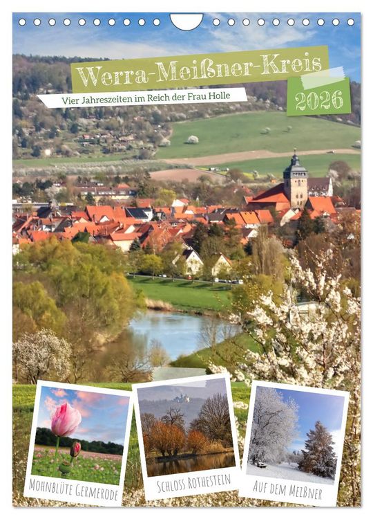 Produktbild: Werra-Mei&szlig;ner-Kreis (Wandkalender 2026 DIN A4 hoch), CALVENDO Monatskalender