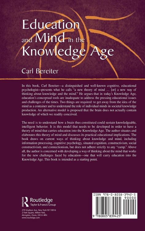 Produktbild: Education and Mind in the Knowledge Age