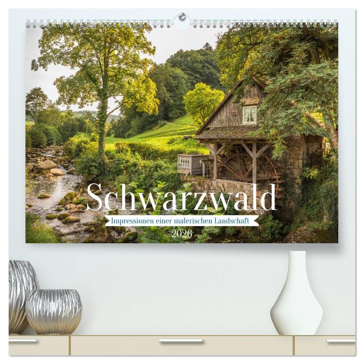 Produktbild: Schwarzwald (hochwertiger Premium Wandkalender 2026 DIN A2 quer), Kunstdruck in Hochglanz