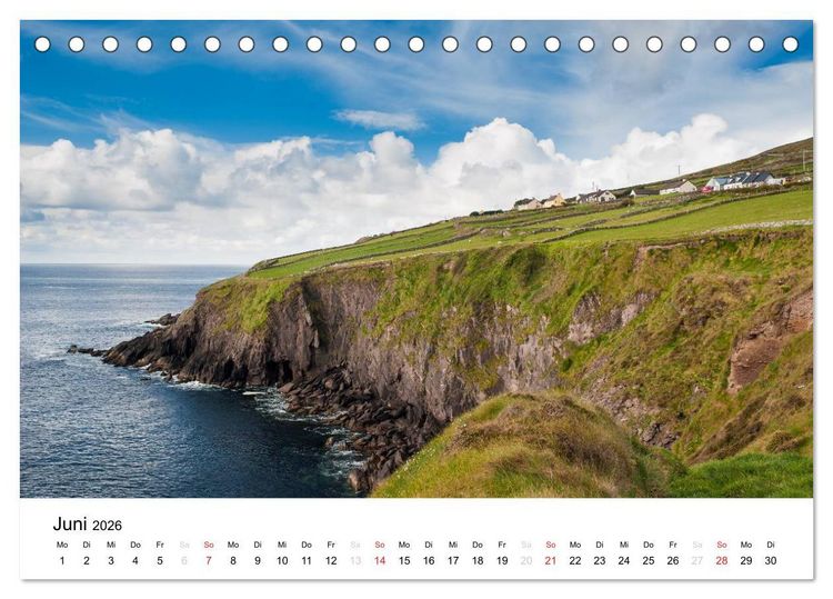 Produktbild: Irland. Wild Atlantic Views. (Tischkalender 2026 DIN A5 quer), CALVENDO Monatskalender