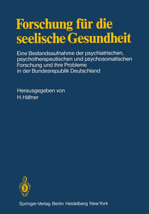 Produktbild: Forschung f&uuml;r die seelische Gesundheit
