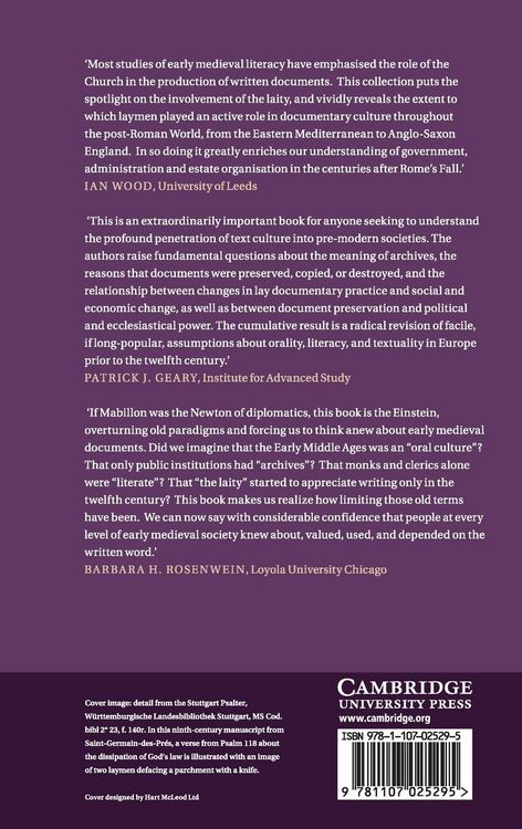 Produktbild: Documentary Culture and the Laity in the Early Middle Ages