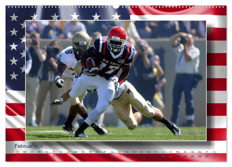 Produktbild: American Football - Kickoff (Wandkalender 2026 DIN A2 quer), CALVENDO Monatskalender