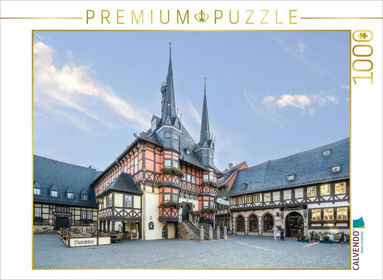 Produktbild: CALVENDO Puzzle Rathaus | 1000 Teile Lege-Gr&ouml;&szlig;e 64x48cm Foto-Puzzle f&uuml;r gl&uuml;ckliche Stunden