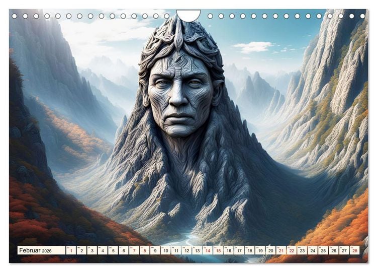 Produktbild: Berg Charaktere (Wandkalender 2026 DIN A4 quer), CALVENDO Monatskalender