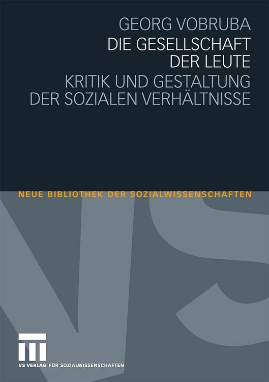 Produktbild: Die Gesellschaft der Leute
