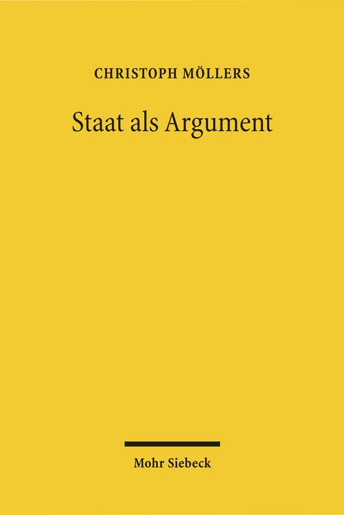 Produktbild: Staat als Argument