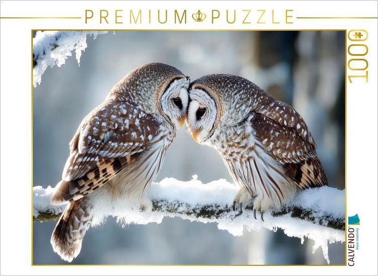 Produktbild: CALVENDO Puzzle Gemeinsam durch den Winter | 1000 Teile Lege-Gr&ouml;&szlig;e 64x48cm Foto-Puzzle f&uuml;r gl&uuml;ckliche Stunden
