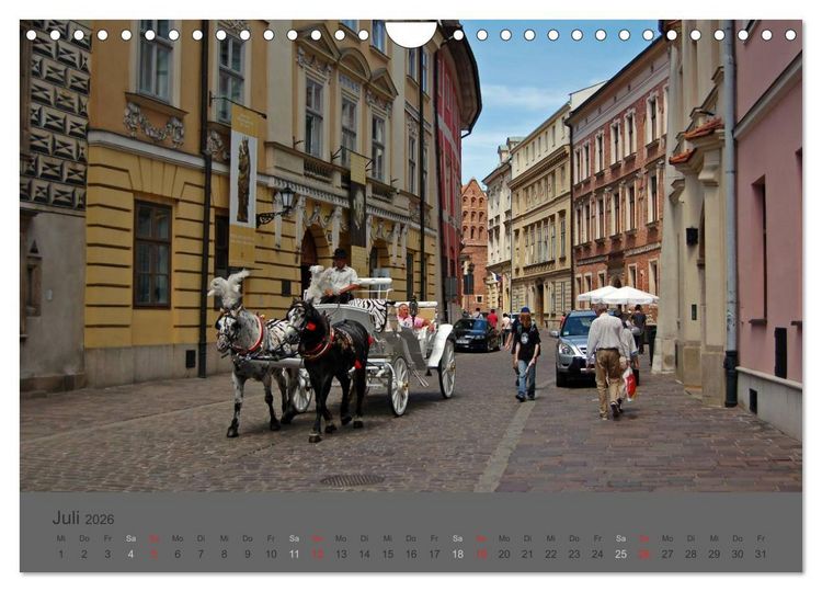 Produktbild: Altst&auml;dte in Polen (Wandkalender 2026 DIN A4 quer), CALVENDO Monatskalender