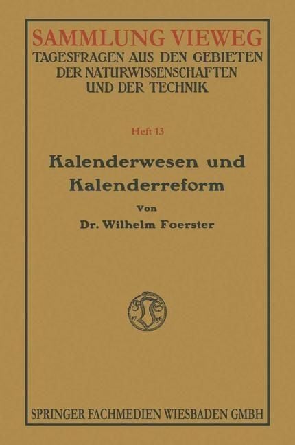 Produktbild: Kalenderwesen und Kalenderreform