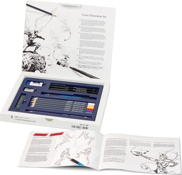 Produktbild: Faber-Castell Comic Illustration Set, 15 teilig