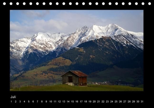 Produktbild: Surselva - Graub&uuml;nden (Tischkalender immerw&auml;hrend DIN A5 quer)