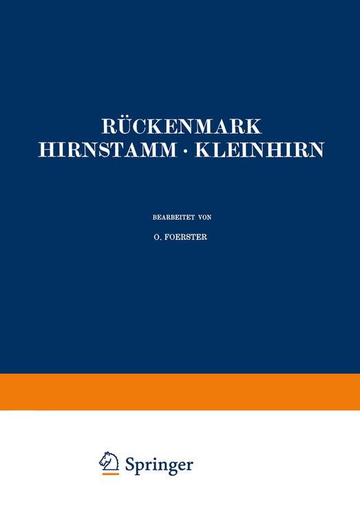 Produktbild: R&uuml;ckenmark Hirnstamm &middot; Kleinhirn