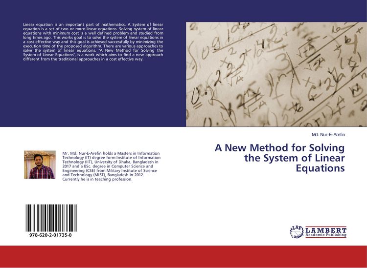 Produktbild: A New Method for Solving the System of Linear Equations