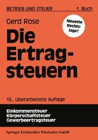 Produktbild: Die Ertragsteuern