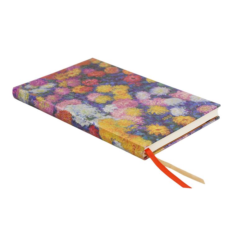 Produktbild: 12-Monatskalender 2027 Monets Chrysanthemen Mini Horizontal