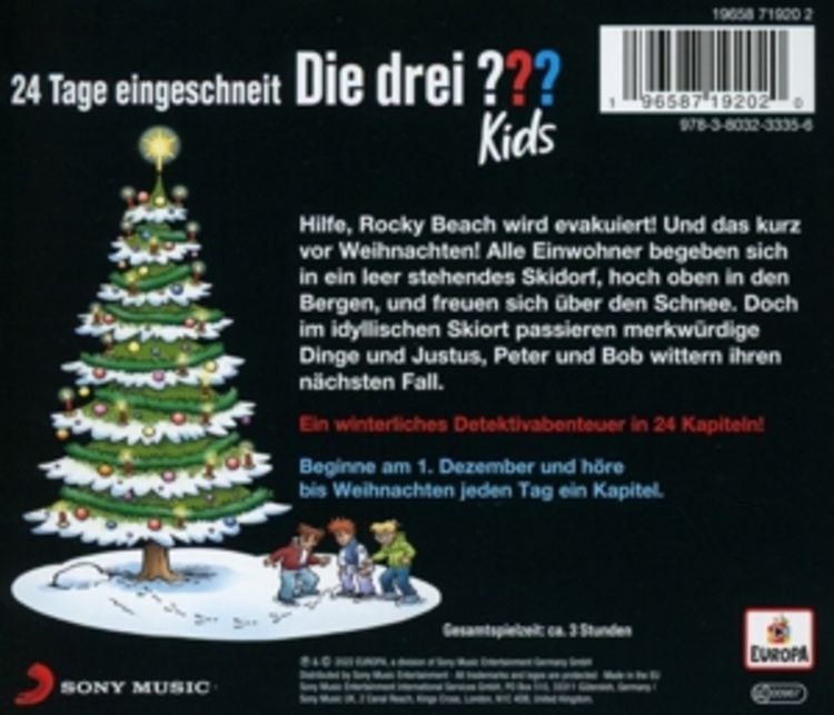 Produktbild: Die drei ??? Kids: Advenstkalender - 24 Tage eingeschneit