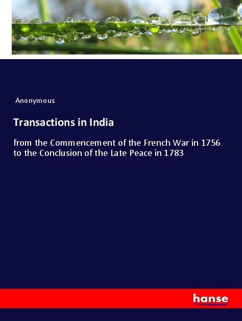 Produktbild: Transactions in India
