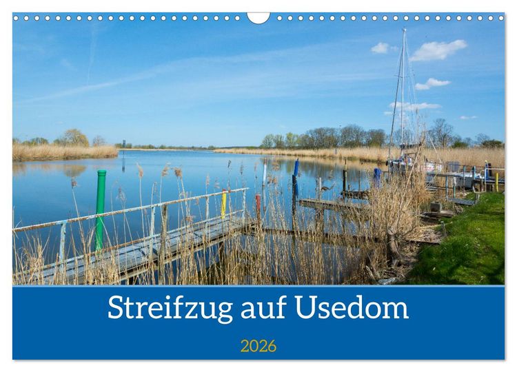 Produktbild: Streifzug auf Usedom (Wandkalender 2026 DIN A3 quer), CALVENDO Monatskalender
