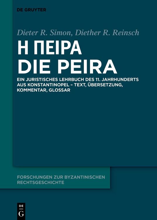 Produktbild: Ἡ &Pi;&epsilon;ῖ&rho;&alpha; &ndash; Die Peira